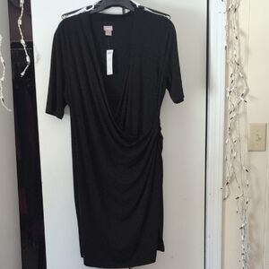 Chico's Black Midi Dress Size 3 (XXL)